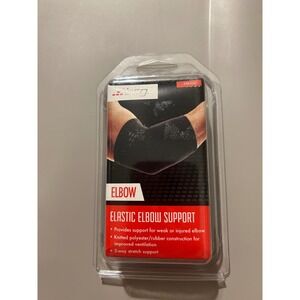 BCG Elastic Elbow Support Sleeve Black Small SLBCFE3631 Compression Wrap NEW